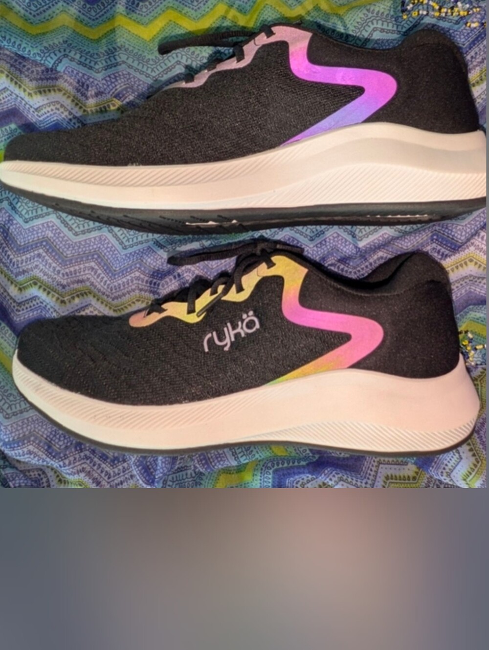 Ryka Flourish Women's Black Athletic Walking Shoes. Size 11